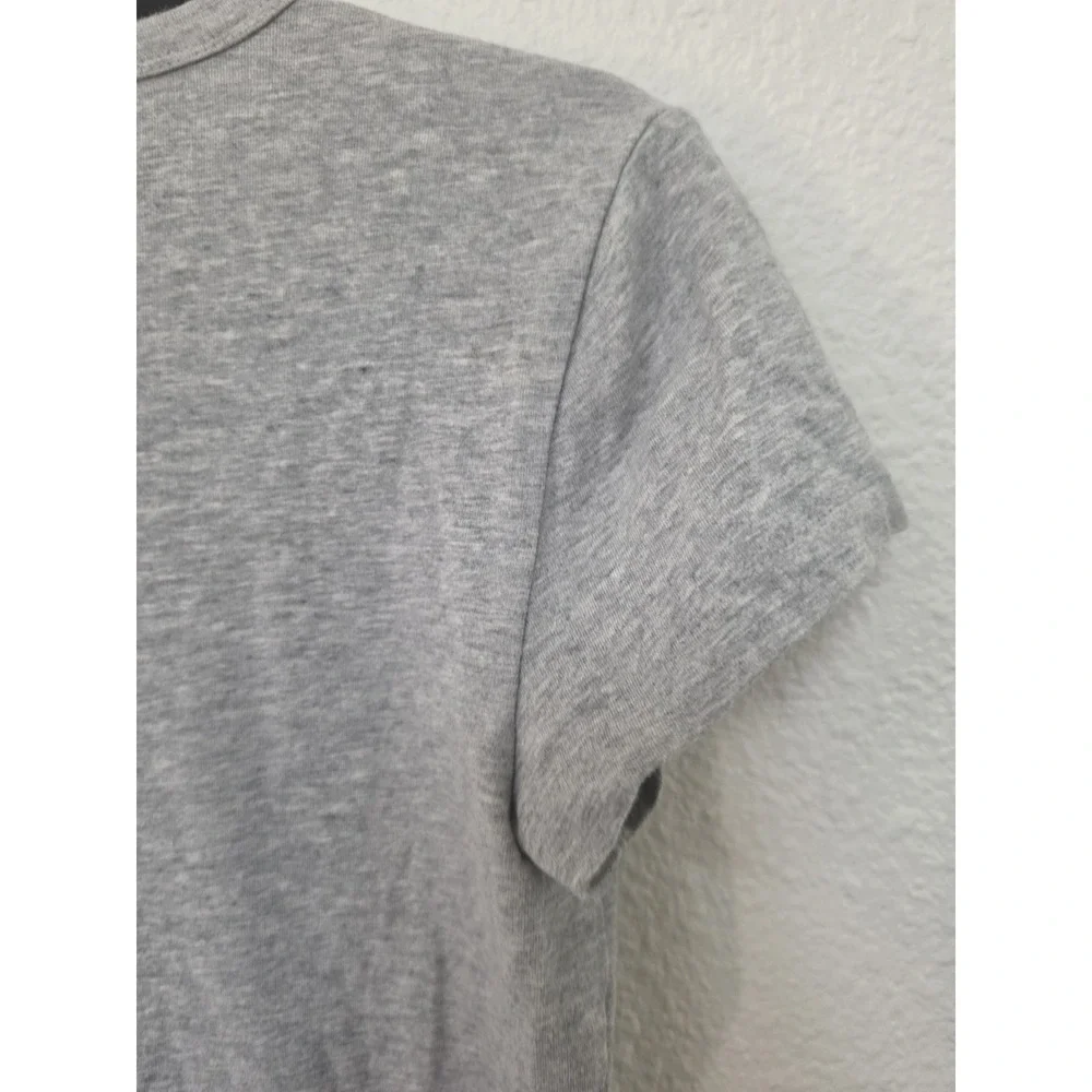 Banana Republic Women's T-Shirt Size S Grey Crew Neck Cotton Short Sleeve Tee